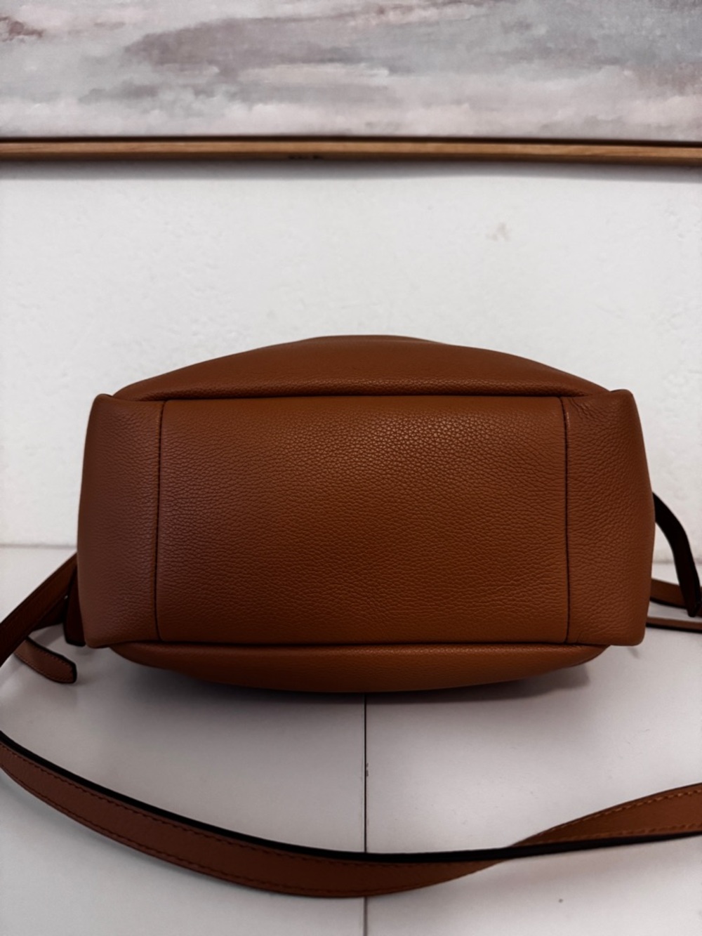 Tory Burch Brown Leather Crossbody Tote - Picture 5 of 13